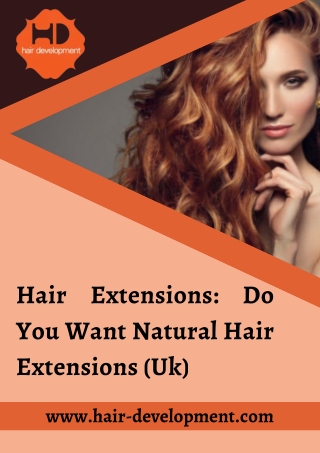 Real Extensions: Get Natural Hair Extensions
