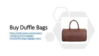 Buy Duffle Bags