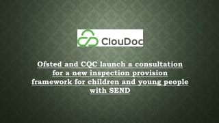 Ofsted and CQC launch a consultation for a new inspection provision framework for children and young people with SEND