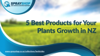 5 Best Products for Your Plants Growth in NZ