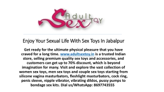 Enjoy Sexual Life @ Sex Toys Now 70% Off | Call/WA 8697743555