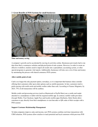 POS Software Dubai