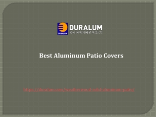 Best Aluminum Patio Covers