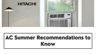 AC Summer Recommendations to Know