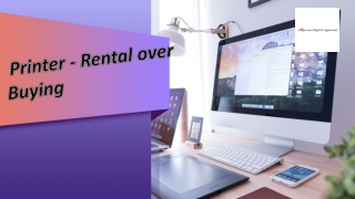 Printer - Rental over Buying