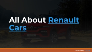 All About Renault Cars