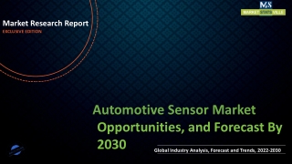 Automotive Sensor Market Revenue Growth and Quantitative Analysis Till 2030