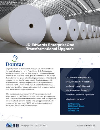 JD Edwards EnterpriseOne