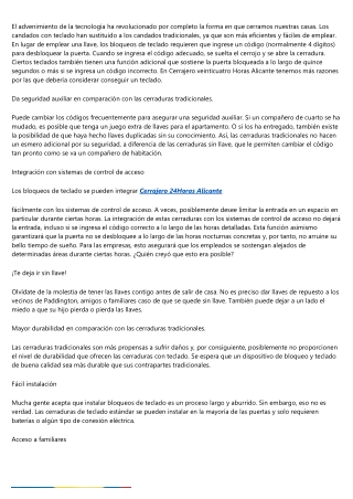 Cierres de teclado para puertas: qué son y en qué momento utilizarlas