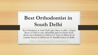 Best Orthodontist in South Delhi