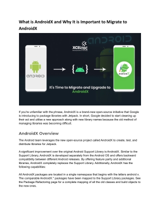 What is AndroidX and Why It is Important to Migrate to AndroidX