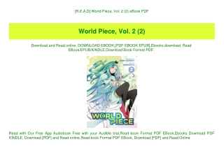 [R.E.A.D] World Piece  Vol. 2 (2) eBook PDF