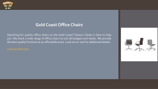 Gold Coast Office Chairs | Dannysdesks.com.au