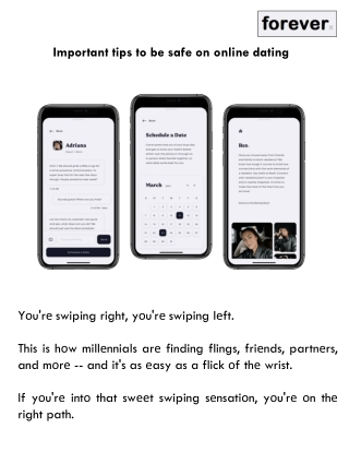 Important tips to be safe on online dating