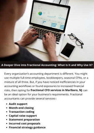 A Deeper Dive into Fractional Accounting: What Is It and Why Use It?