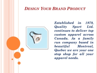 Design Your Brand Product