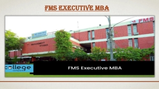 FMS Executive MBA