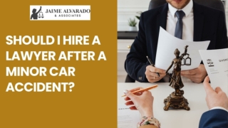 Should I Hire a Lawyer After a Minor Car Accident?