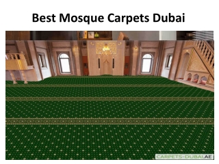 Best Mosque Carpets Dubai