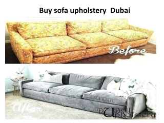 Buy sofa upholstery  Dubai