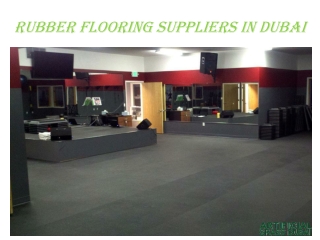 Rubber Flooring Suppliers in  Dubai