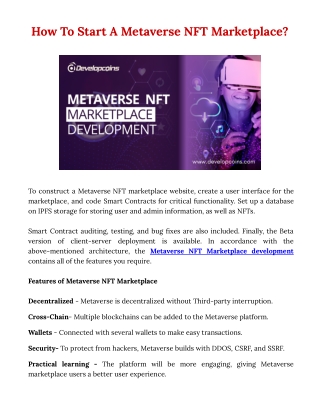 Metaverse-NFT-Marketplace-Development