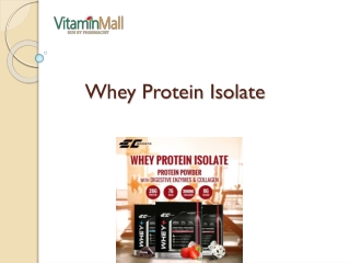 Whey Protein Isolate