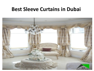 Best Sleeve Curtains in Dubai