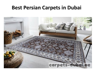Best Persian Carpets in Dubai