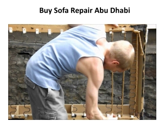 Buy Sofa Upholstery Abu Dhabi