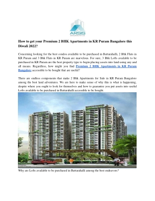 How to get your Premium 2 BHK Apartments in KR Puram Bangalore this Diwali 2022_ (1)