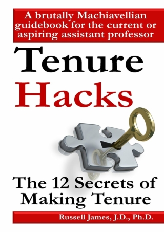 ePUB  Tenure hacks The 12 secrets of making tenure