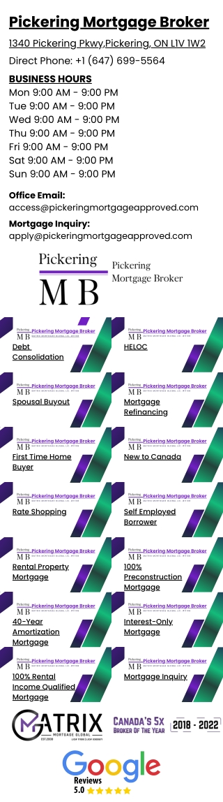 Pickering Mortgage Broker