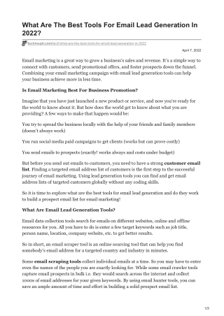 techmugit.com-What Are The Best Tools For Email Lead Generation In 2022
