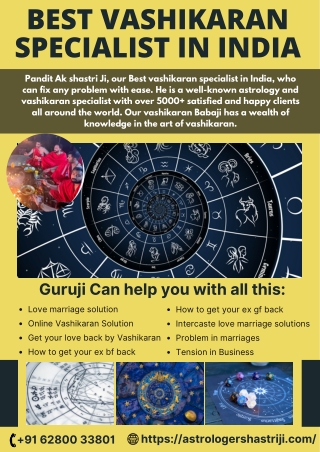 Best Vashikaran Specialist in India | Call Now |  91 62800-33801