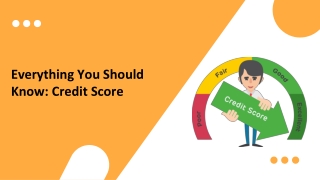 Everything you should know_ Credit Score