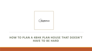 How To Plan A 4bhk Plan House That Doesn’t Have To Be Hard