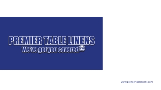 Get the perfect table skirt on time and under budget
