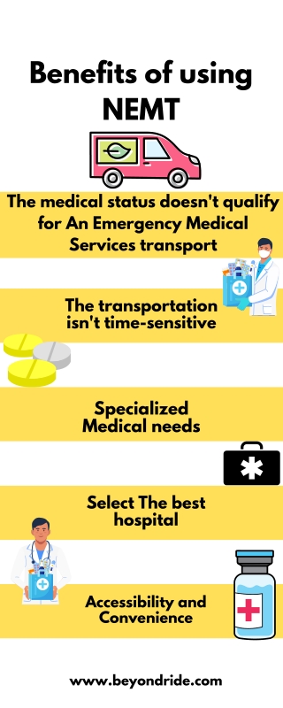 Benefits of using NEMT - Beyond Ride