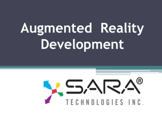 Augmented  Reality Development