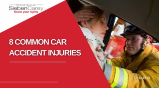 8 Common Car Accident Injuries