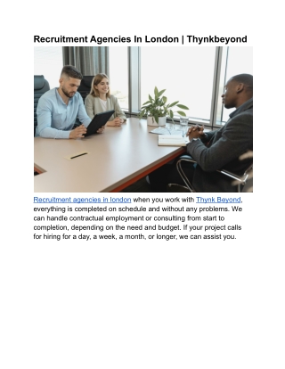 Recruitment Agencies In London _ Thynkbeyond (1)