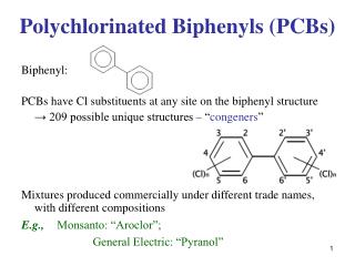 PPT - Polychlorinated Biphenyls (PCBs) PowerPoint Presentation, Free ...