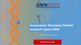 Automotive Telematics Market research report 2028