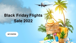 Black Friday Flights Sale 2022