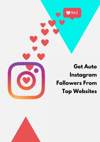 Get Auto Instagram Followers From Top Websites