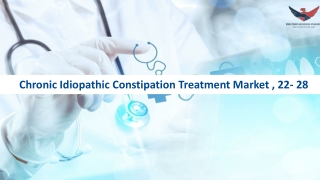 Chronic Idiopathic Constipation Treatment Market Research Insights 2022-28