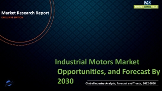 Industrial Motors Market Revenue Growth and Quantitative Analysis Till 2030