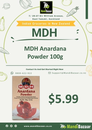 MDH Anardana Powder 100g - Mandi Bazaar