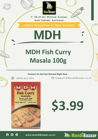 MDH Fish Curry Masala 100g - Mandi Bazaar